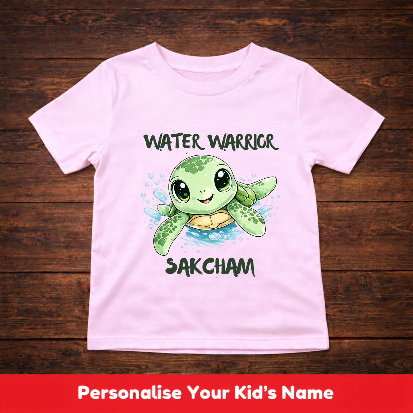 CUSTOMIZED-WATER WARRIOR(SWIMMING)-KIDS UNISEX T-SHIRT