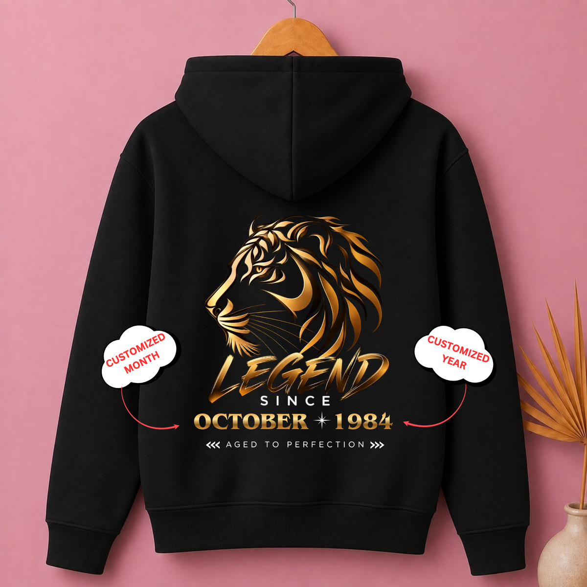 CUSTOMIZED-LEGEND SINCE DAY ONE CLASSIC HOODIE BACK PRINT