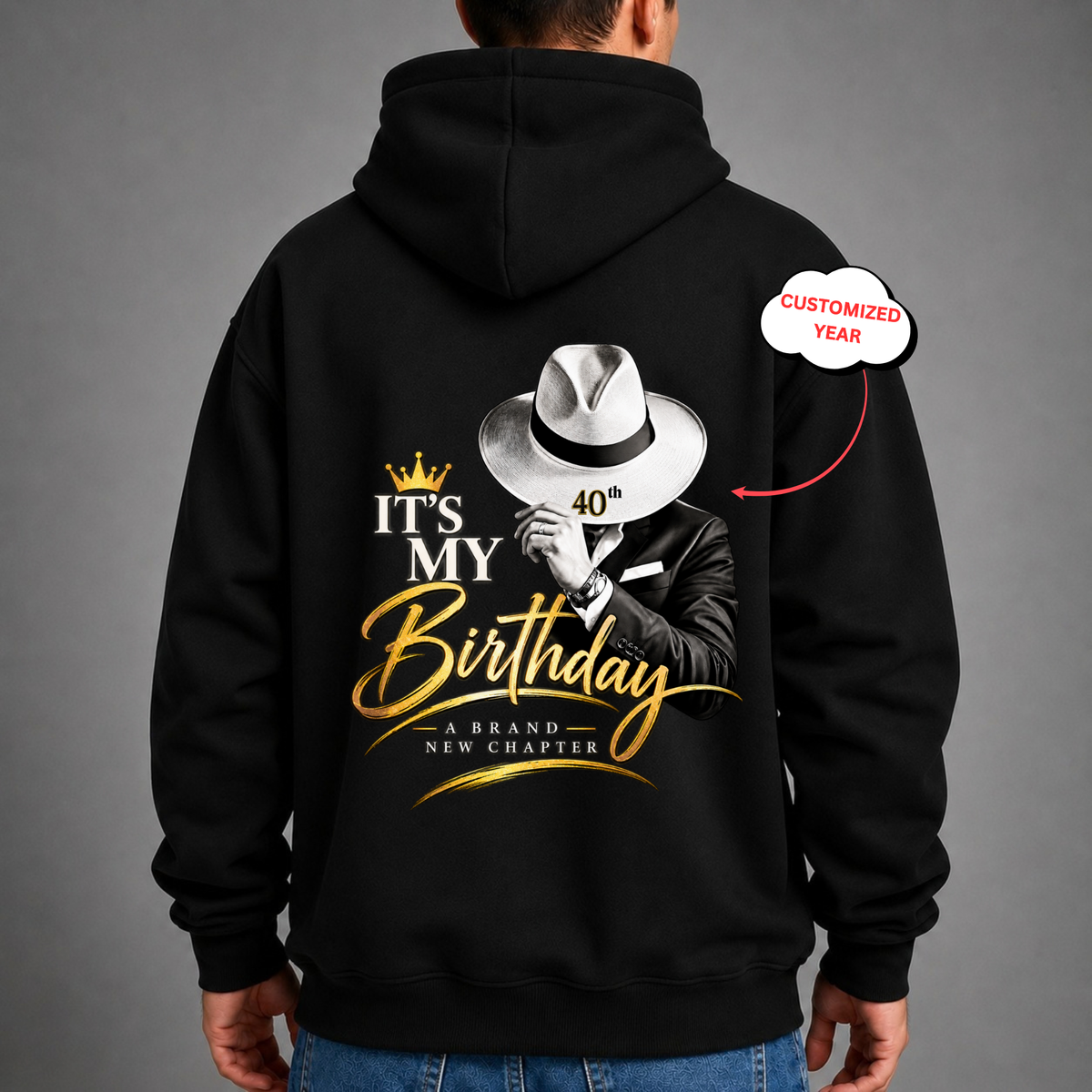 CUSTOMIZED-A BRAND NEW CHAPTER CLASSIC HOODIE BACK PRINT
