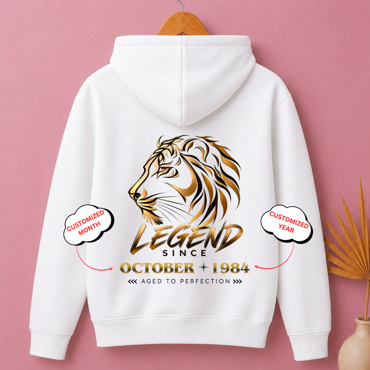 CUSTOMIZED-LEGEND SINCE DAY ONE CLASSIC HOODIE BACK PRINT