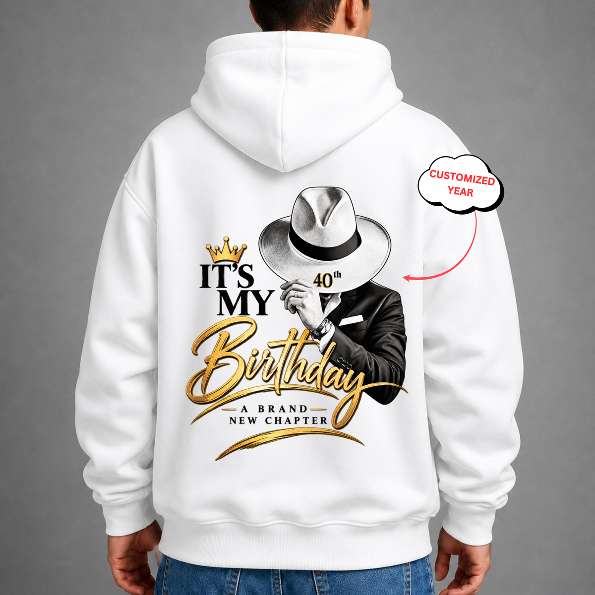 CUSTOMIZED-A BRAND NEW CHAPTER CLASSIC HOODIE BACK PRINT