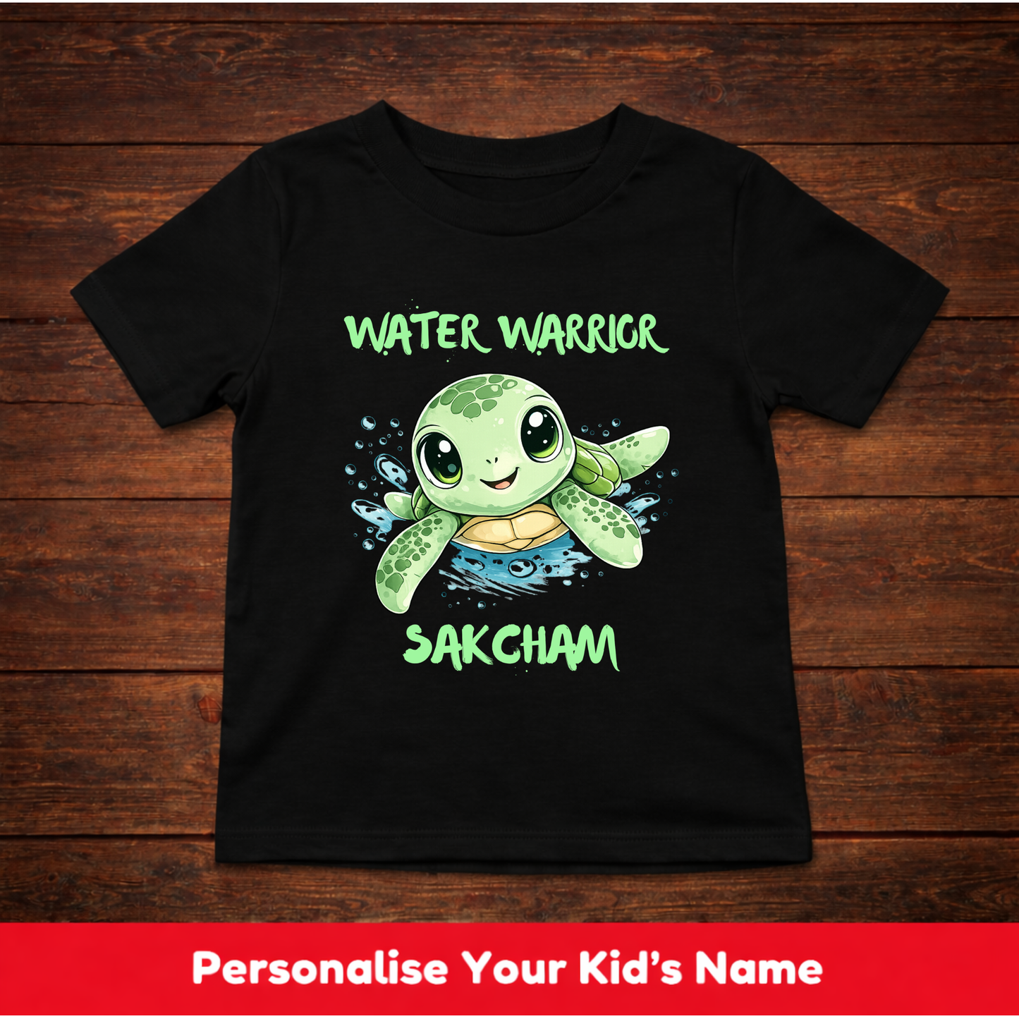 CUSTOMIZED-WATER WARRIOR(SWIMMING)-KIDS UNISEX T-SHIRT