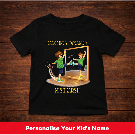 CUSTOMIZED-DANCING DYNAMO(DANCE)-BOY KIDS T-SHIRT