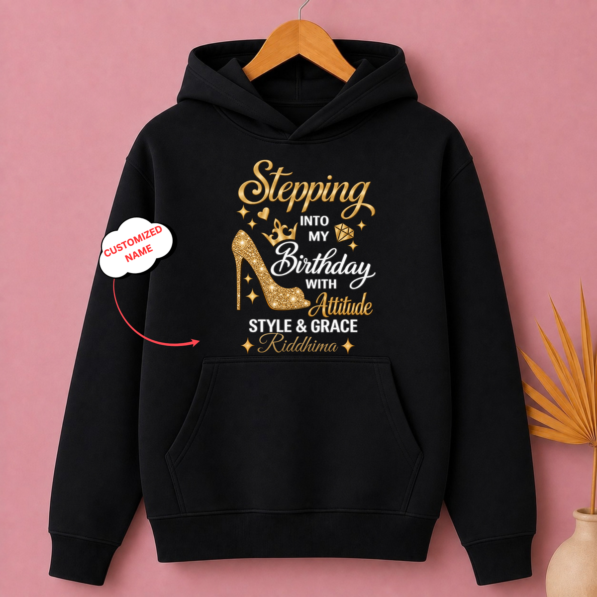 CUSTOMIZED-STEPPING WITH ATTITUDE, STYLE & GRACE CLASSIC HOODIE