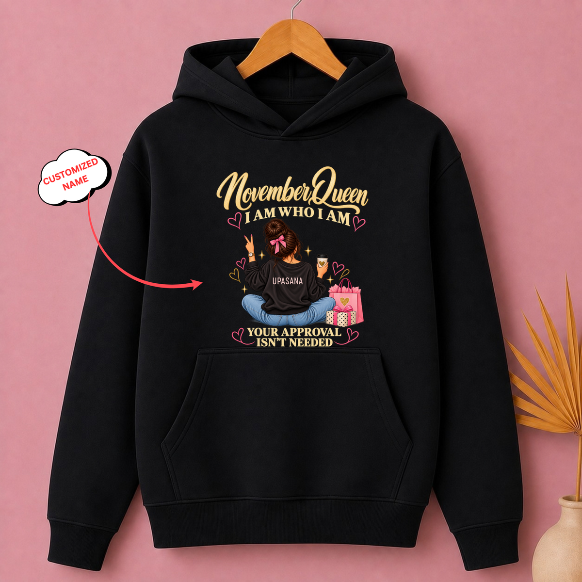 CUSTOMIZED-NOVEMBER QUEEN CLASSIC HOODIE