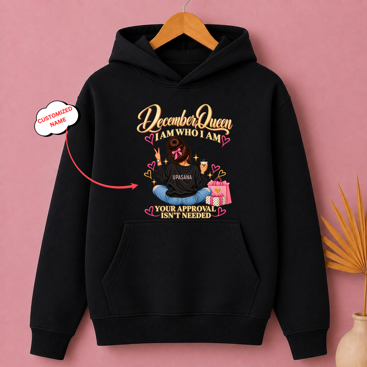 CUSTOMIZED-DECEMBER QUEEN CLASSIC HOODIE
