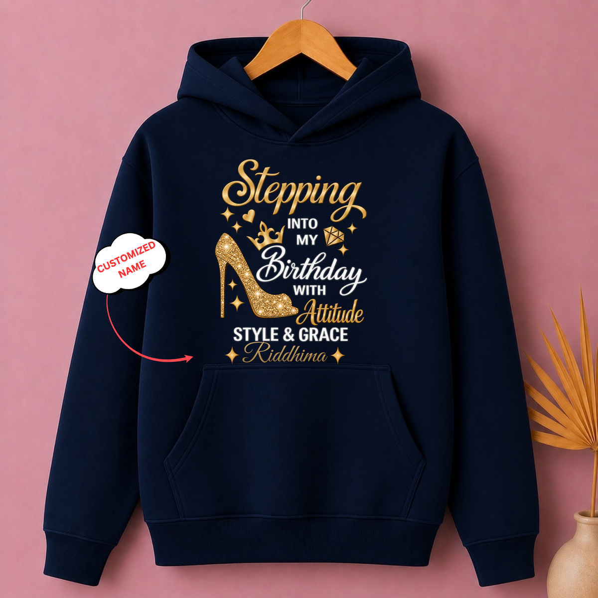 CUSTOMIZED-STEPPING WITH ATTITUDE, STYLE & GRACE CLASSIC HOODIE