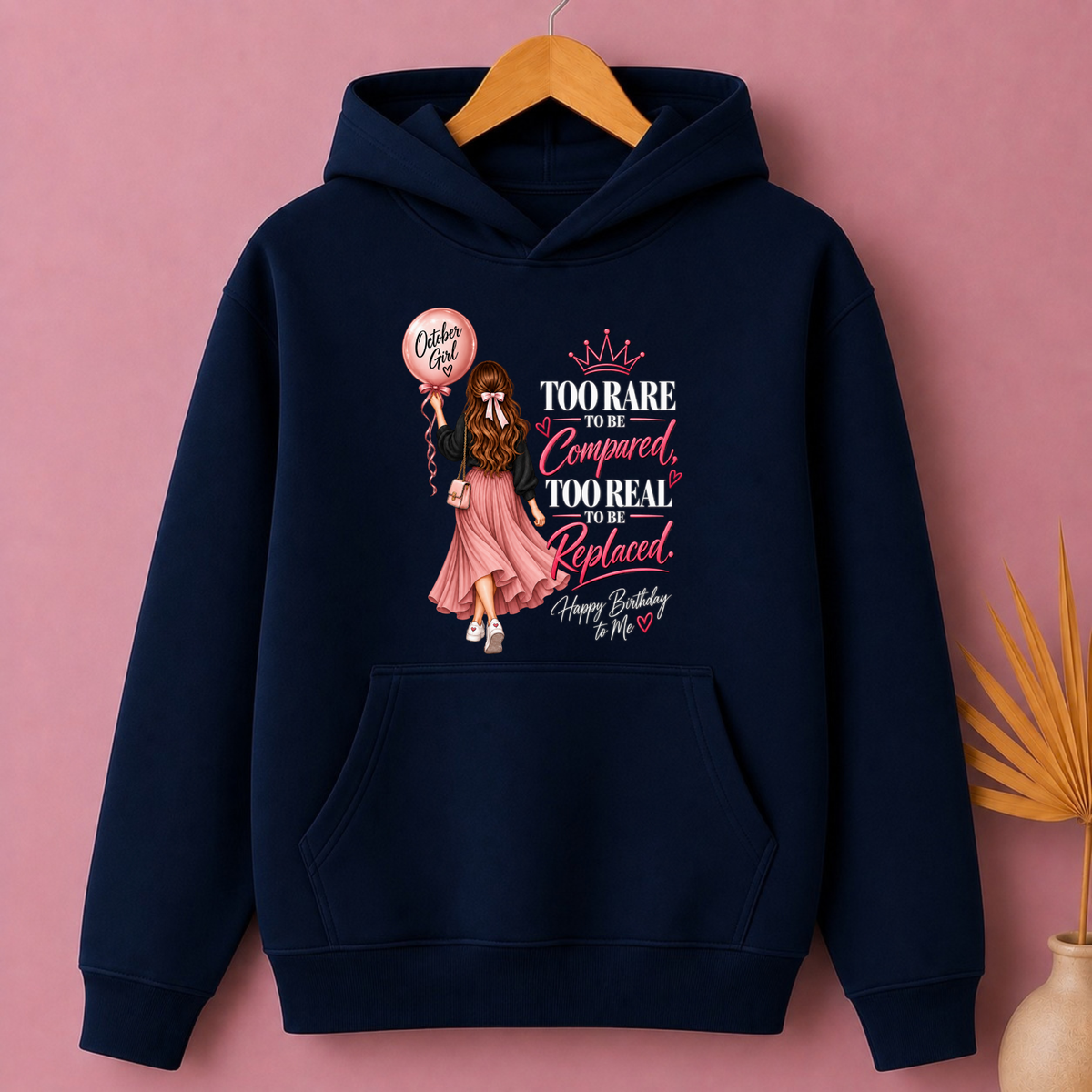 HAPPY BIRTHDAY TO OCTOBER GIRL CLASSIC HOODIE