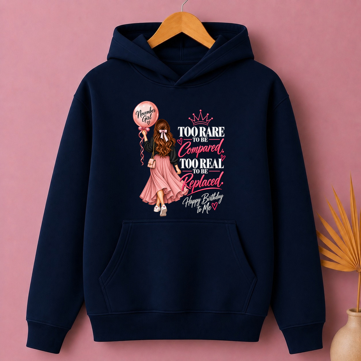 HAPPY BIRTHDAY TO NOVEMBER GIRL CLASSIC HOODIE
