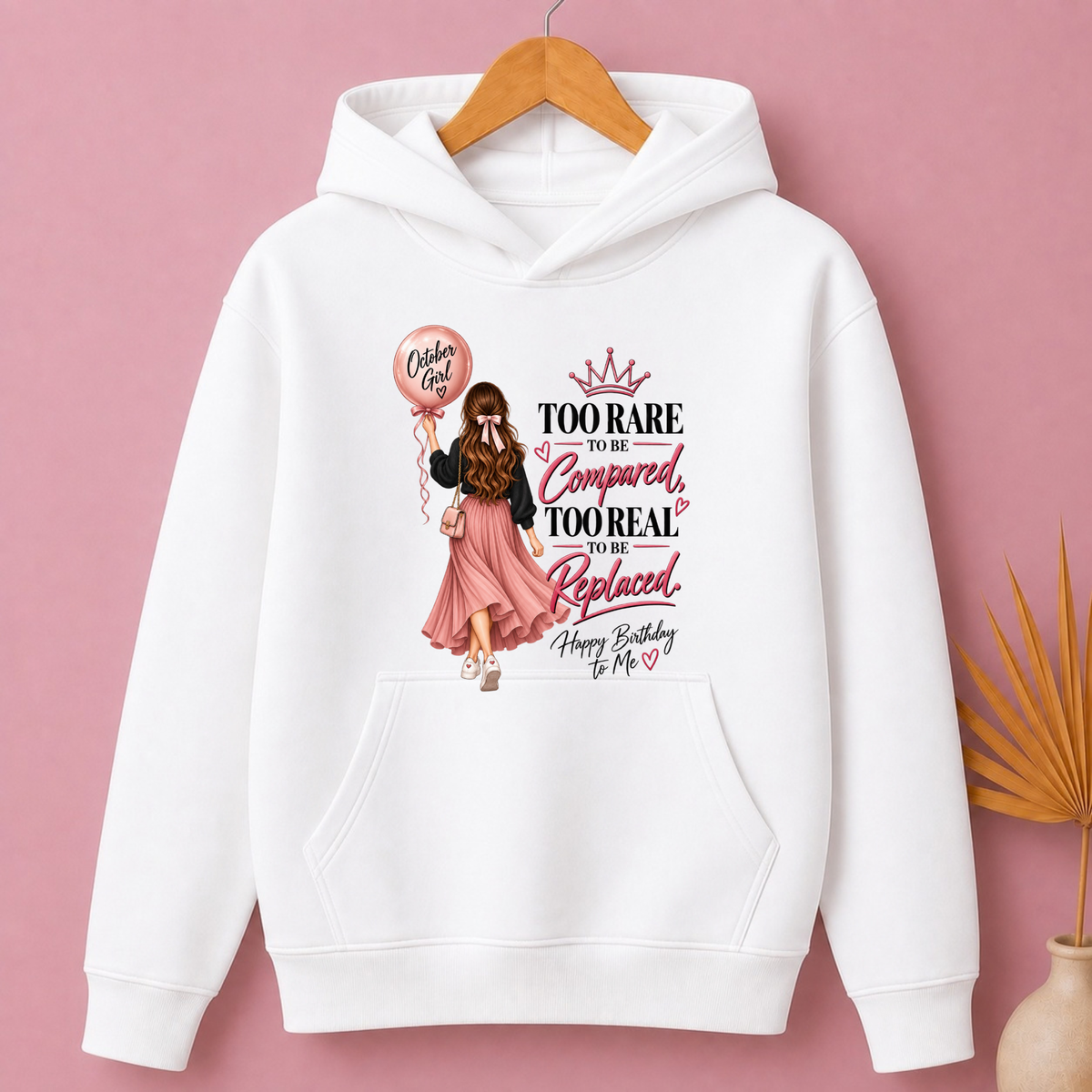 HAPPY BIRTHDAY TO OCTOBER GIRL CLASSIC HOODIE