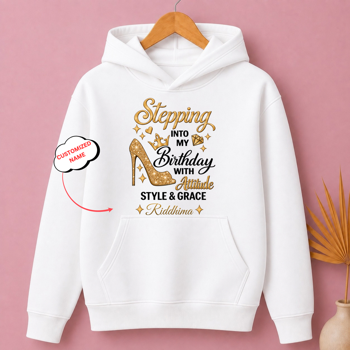 CUSTOMIZED-STEPPING WITH ATTITUDE, STYLE & GRACE CLASSIC HOODIE