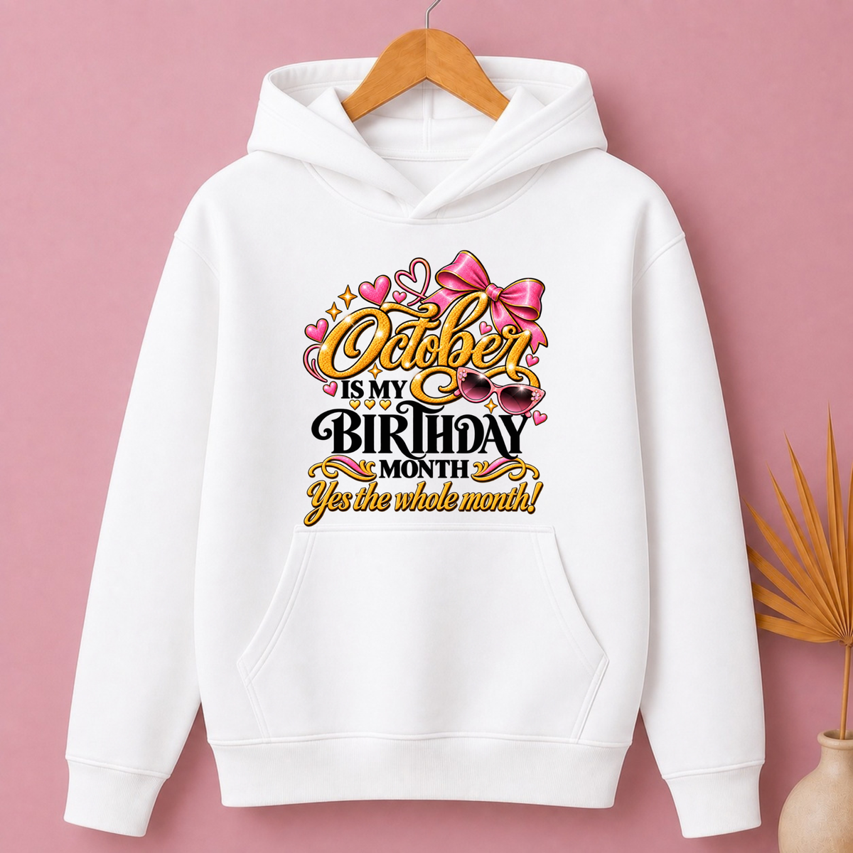 OCTOBER IS MY BIRTHDAY MONTH-WOMEN CLASSIC HOODIE