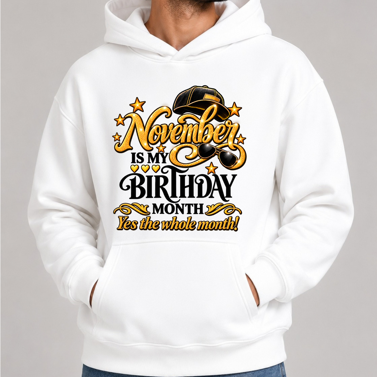 NOVEMBER IS MY BIRTHDAY MONTH-MEN CLASSIC HOODIE