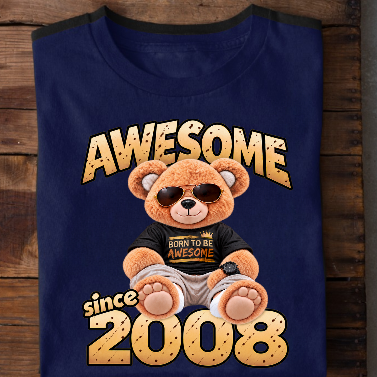 AWESOME SINCE 2008 CLASSIC T-SHIRT