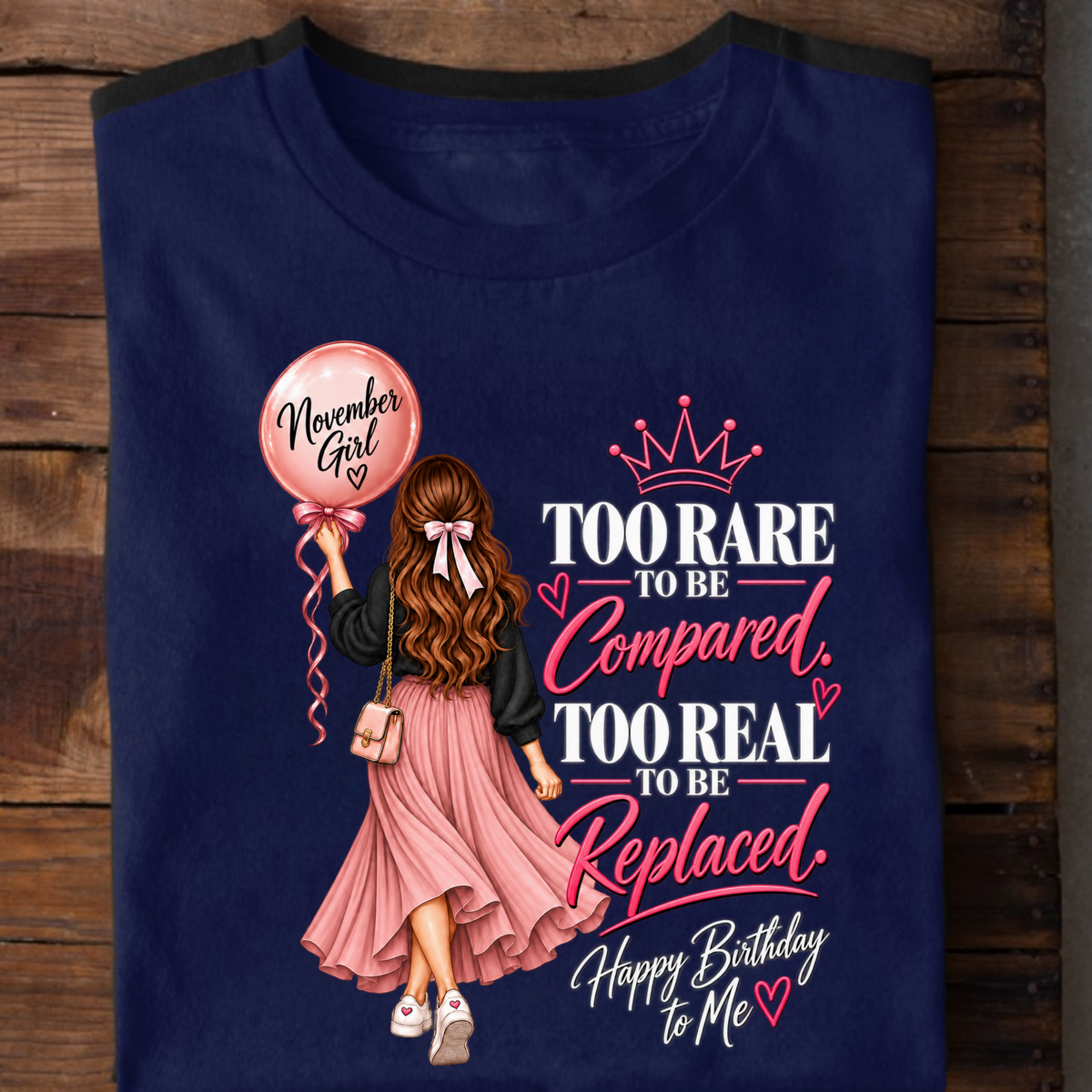 HAPPY BIRTHDAY TO NOVEMBER GIRL CLASSIC T-SHIRT