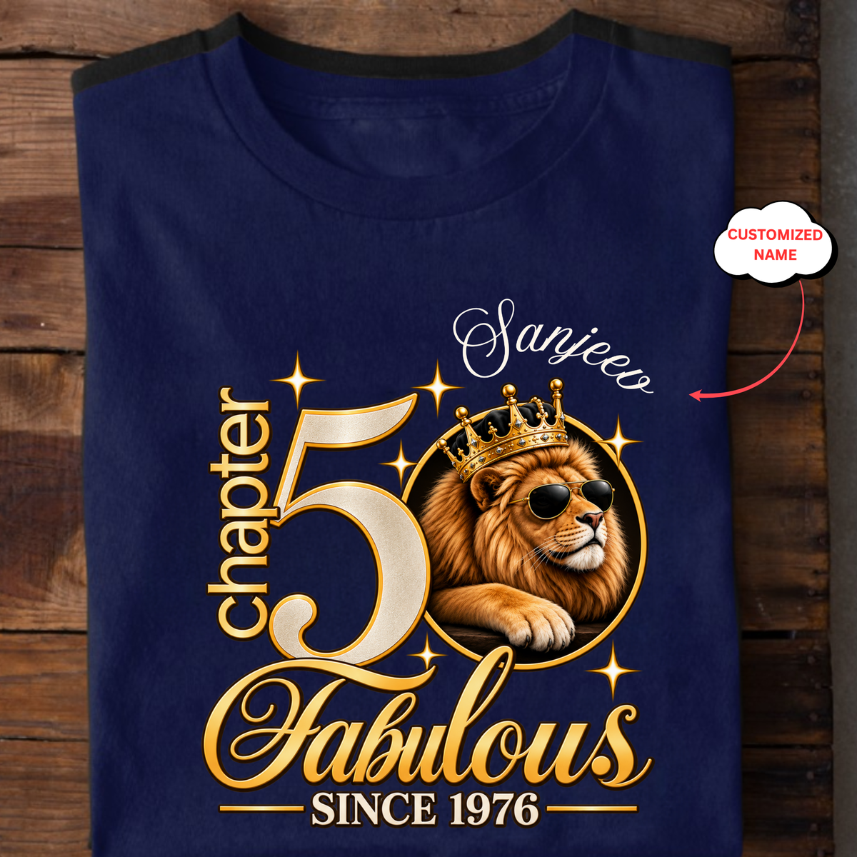 CUSTOMIZED-FABULOUS CHAPTER 50-MEN CLASSIC T-SHIRT