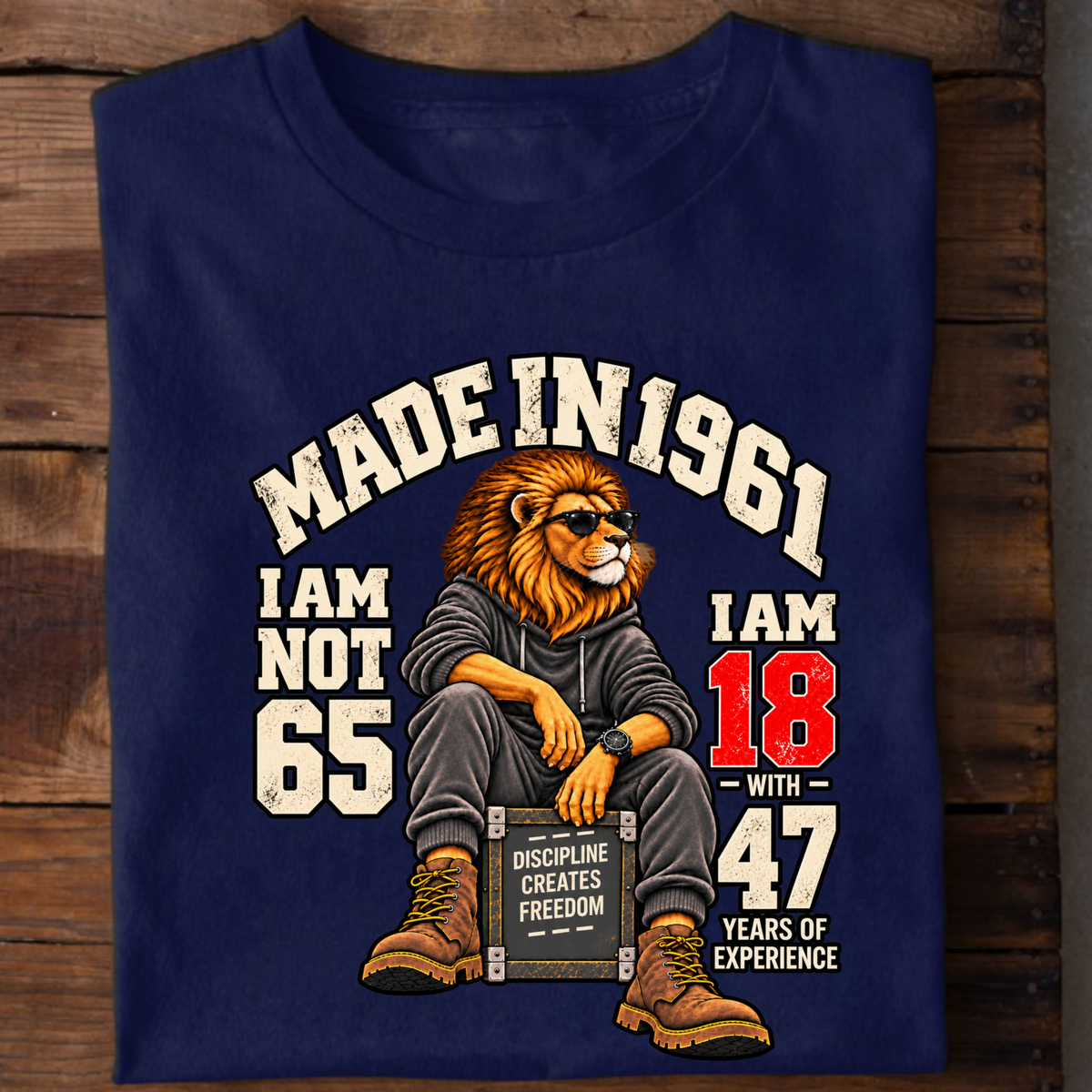 MADE IN 1961  I AM NOT 65-MEN CLASSIC T-SHIRT