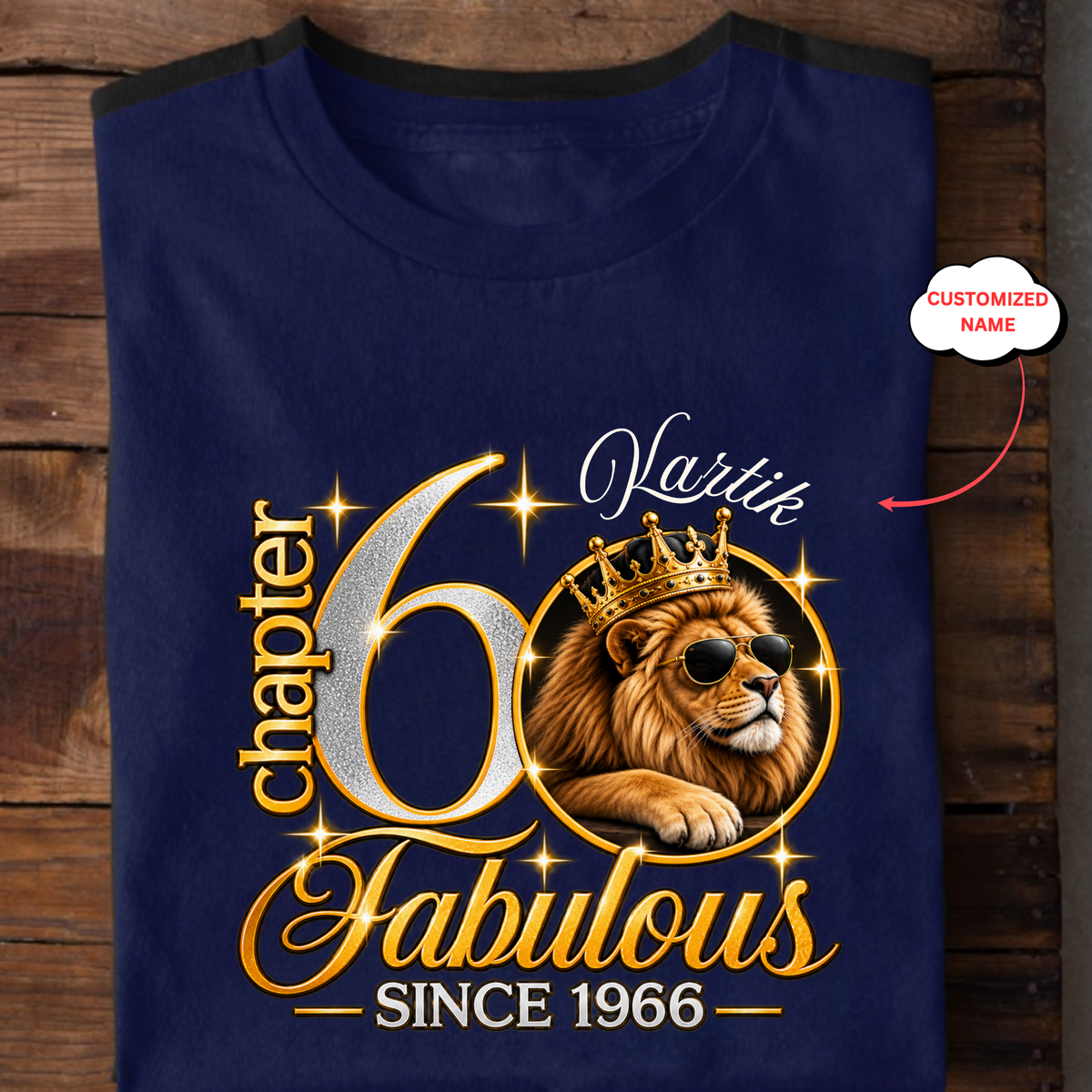 CUSTOMIZED-FABULOUS CHAPTER 60-MEN CLASSIC T-SHIRT