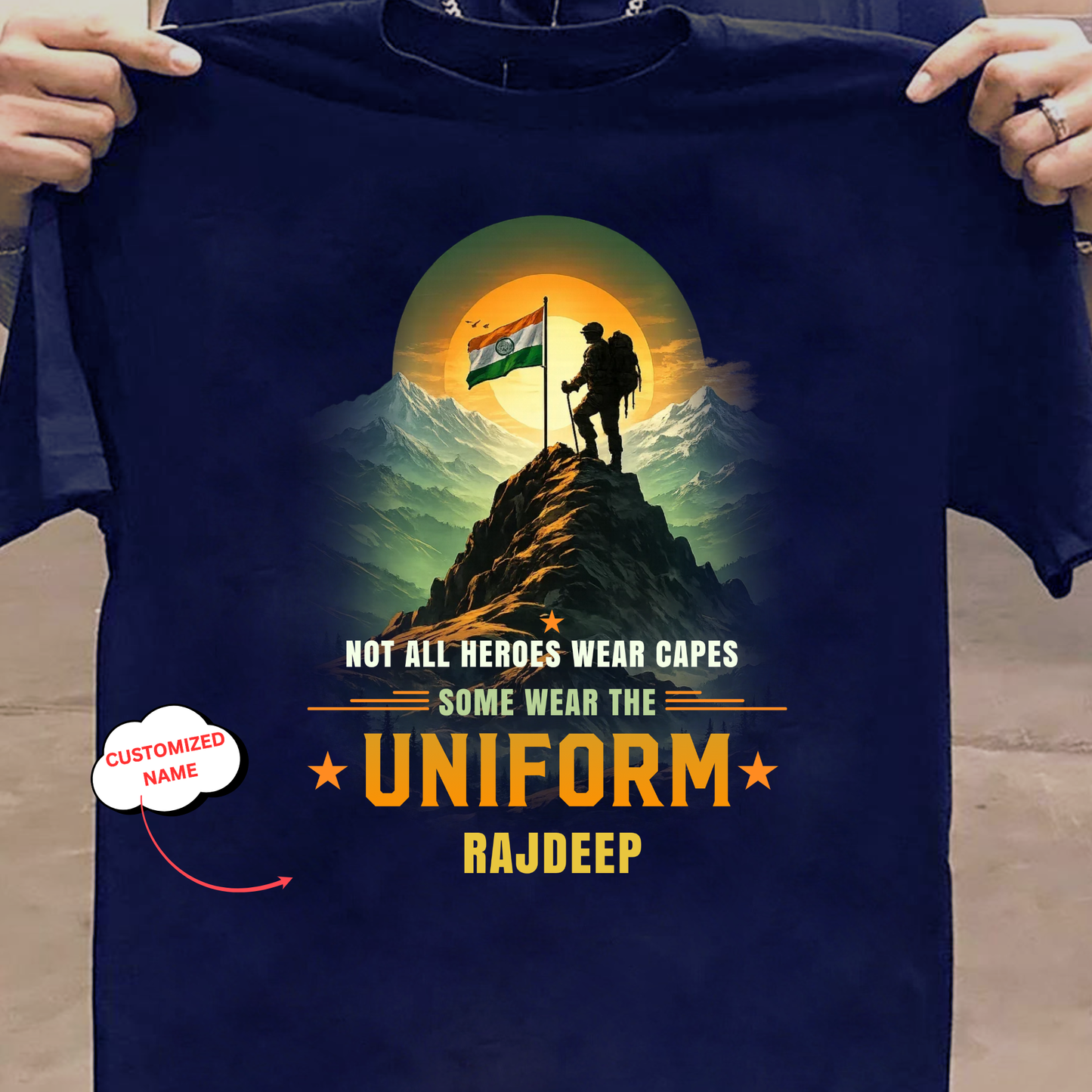 CUSTOMIZATION-SOME HEROES WEAR THE UNIFORM-CLASSIC T-SHIRT