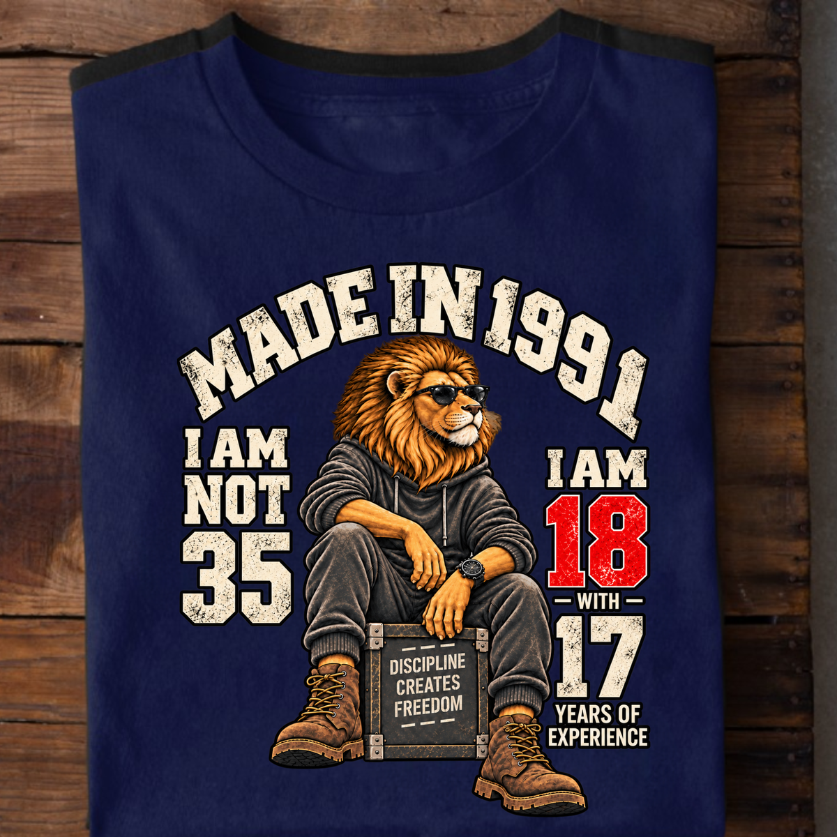 MADE IN 1991  I AM NOT 35-MEN CLASSIC T-SHIRT