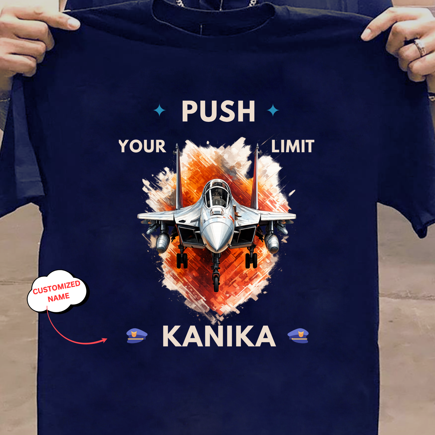 CUSTOMIZATION-PUSH YOUR LIMIT-CLASSIC T-SHIRT