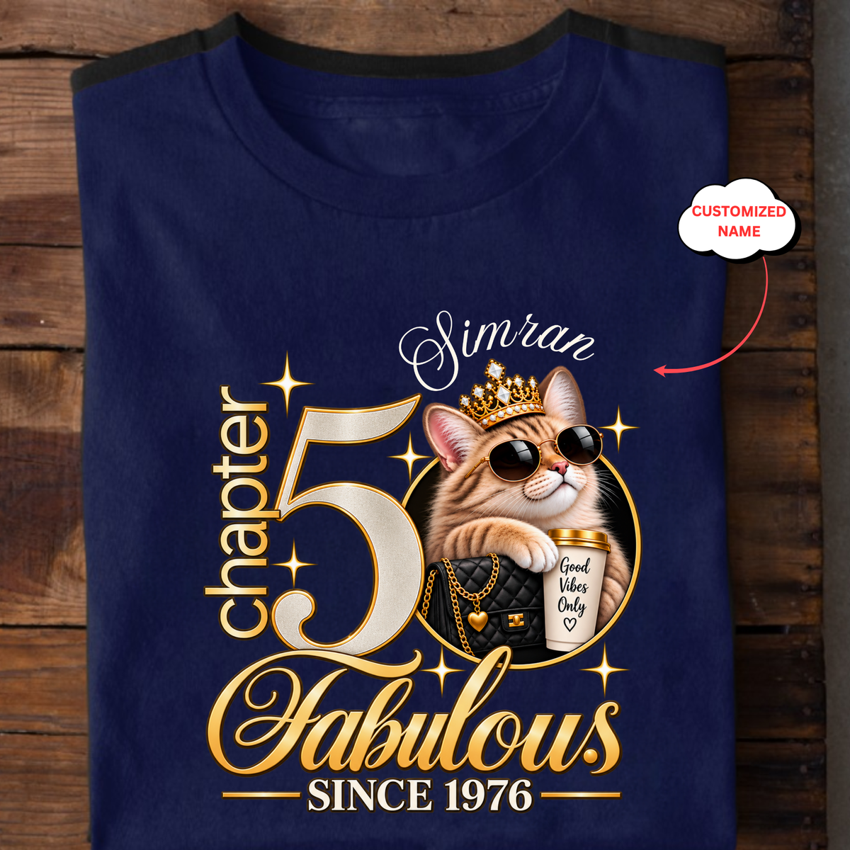 CUSTOMIZED-FABULOUS CHAPTER 50-WOMEN CLASSIC T-SHIRT