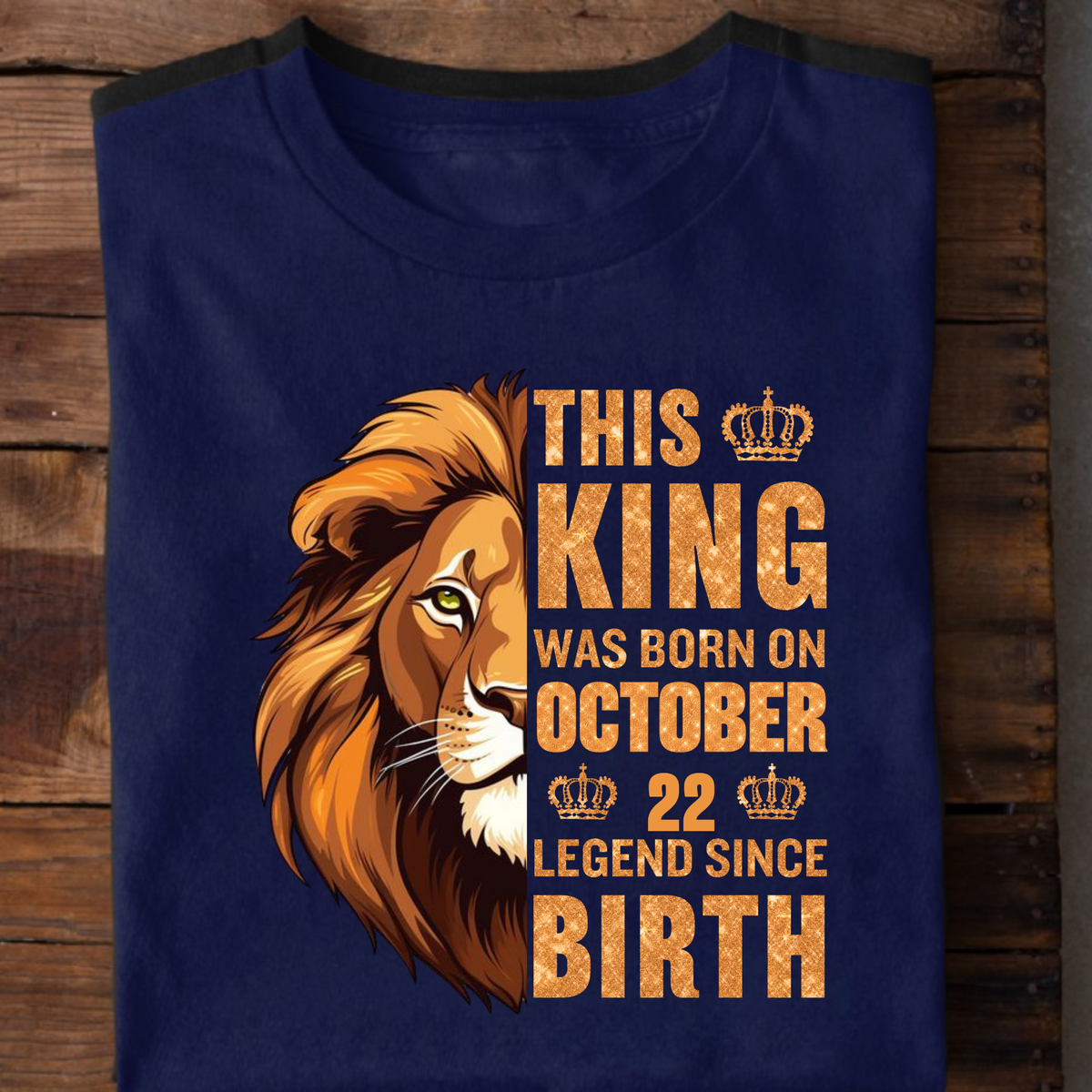 22ND OCTOBER KING CLASSIC T-SHIRT