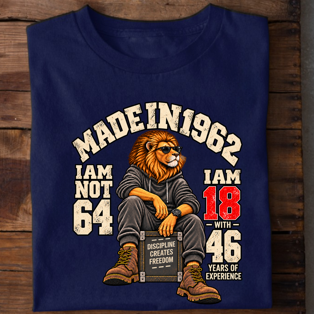 MADE IN 1962  I AM NOT 64-MEN CLASSIC T-SHIRT
