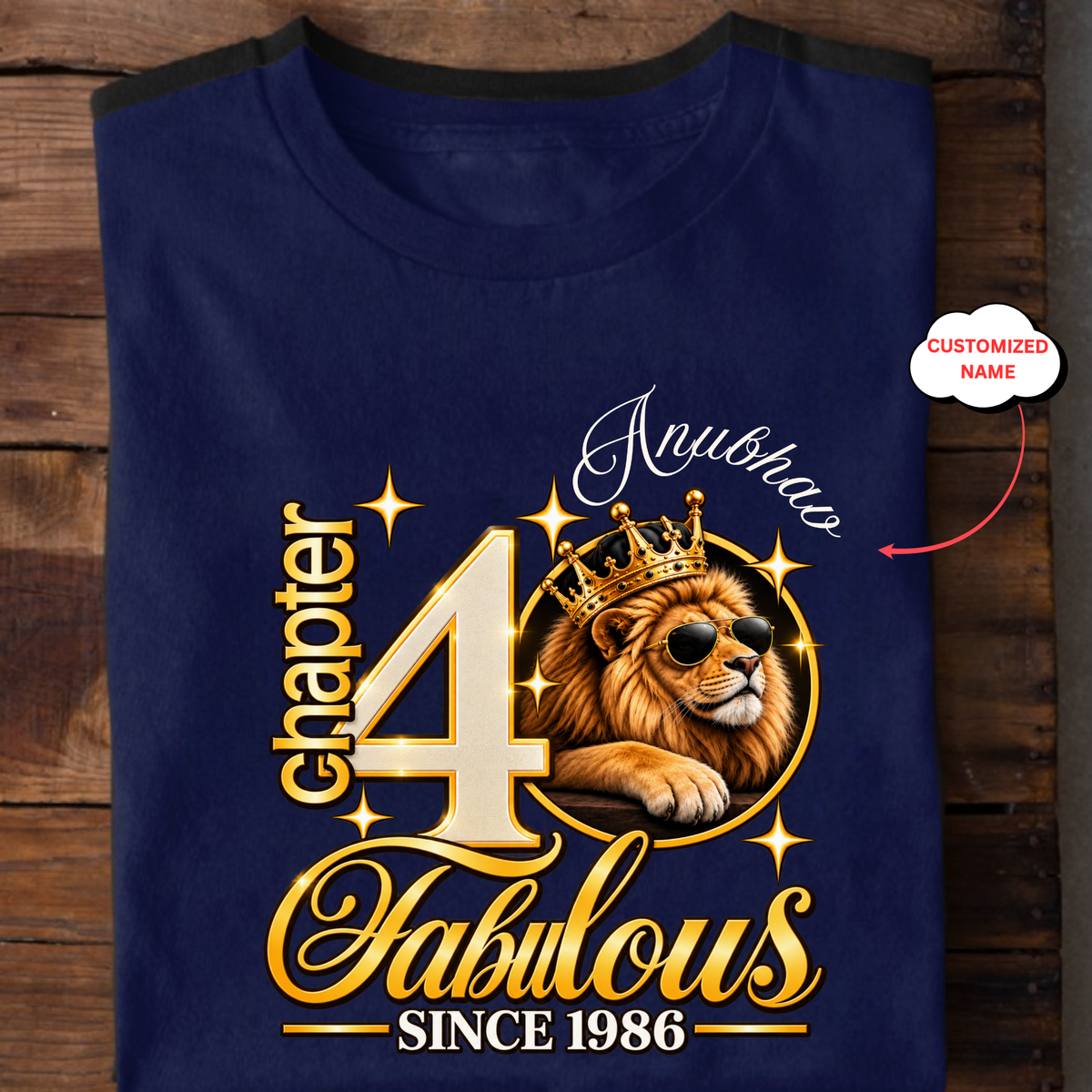 CUSTOMIZED-FABULOUS CHAPTER 40-MEN CLASSIC T-SHIRT