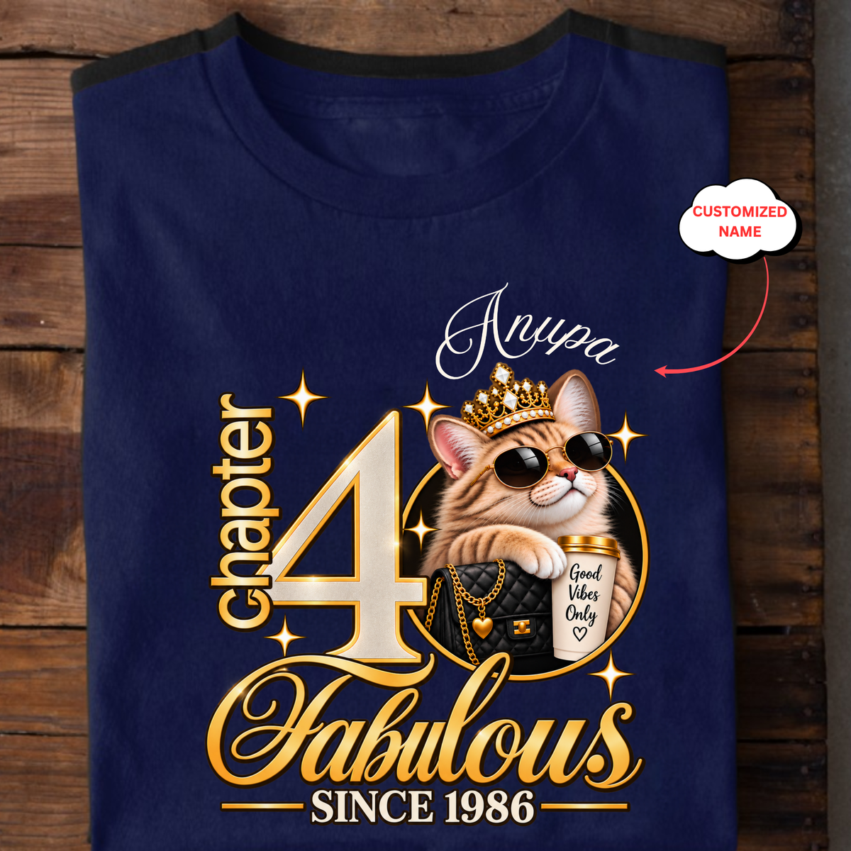 CUSTOMIZED-FABULOUS CHAPTER 40-WOMEN CLASSIC T-SHIRT