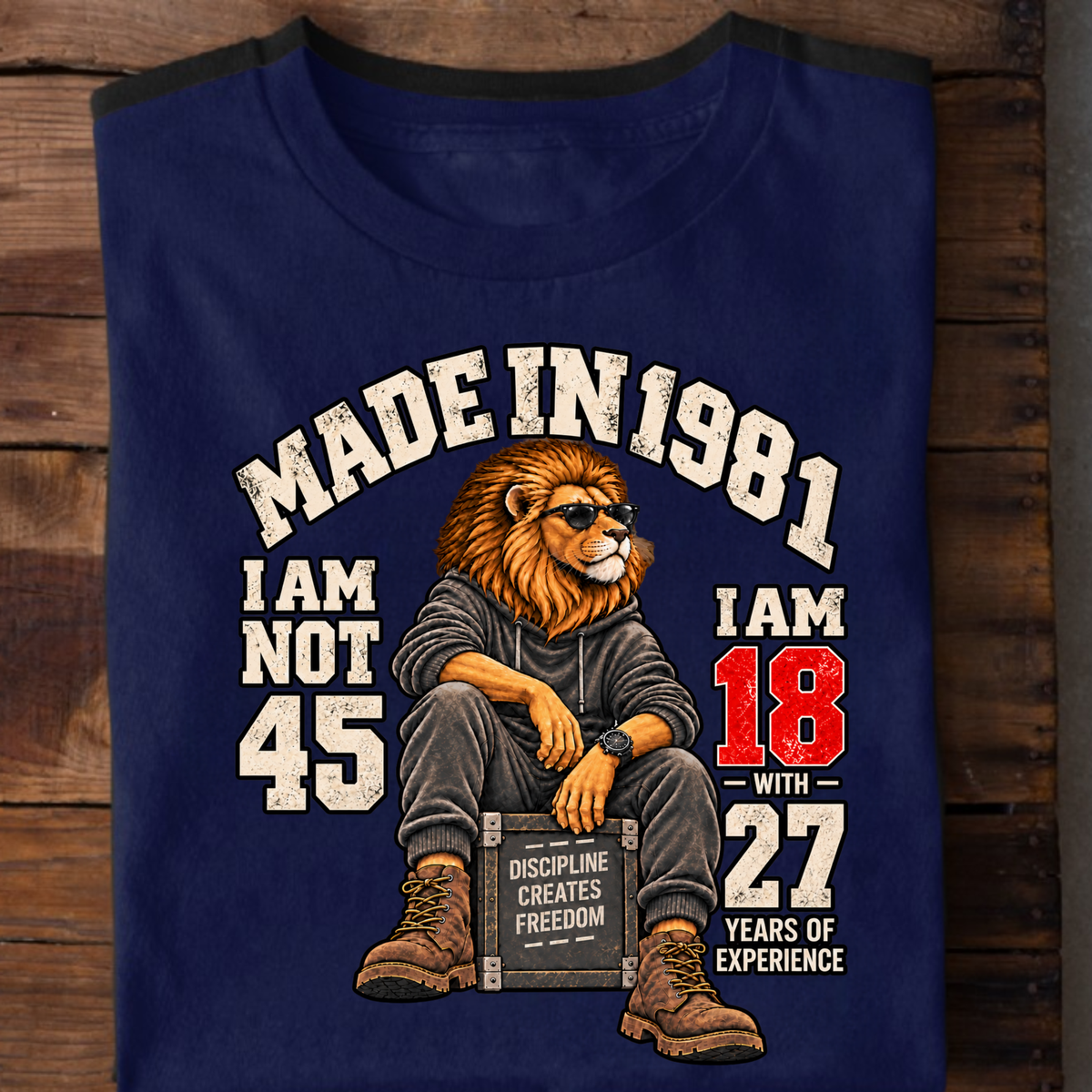MADE IN 1981 I AM NOT 45-MEN CLASSIC T-SHIRT
