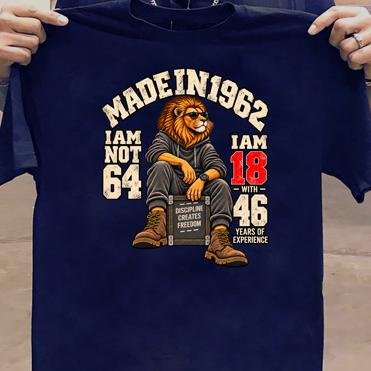 MADE IN 1962  I AM NOT 64-MEN CLASSIC T-SHIRT