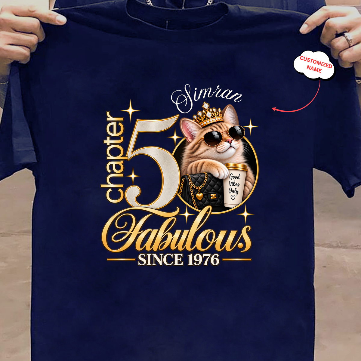CUSTOMIZED-FABULOUS CHAPTER 50-WOMEN CLASSIC T-SHIRT