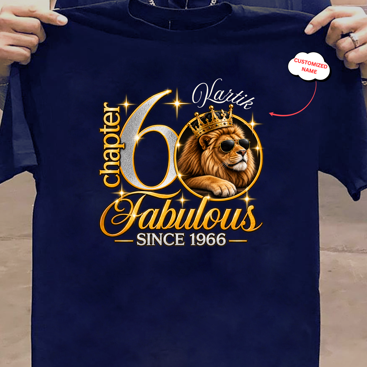 CUSTOMIZED-FABULOUS CHAPTER 60-MEN CLASSIC T-SHIRT