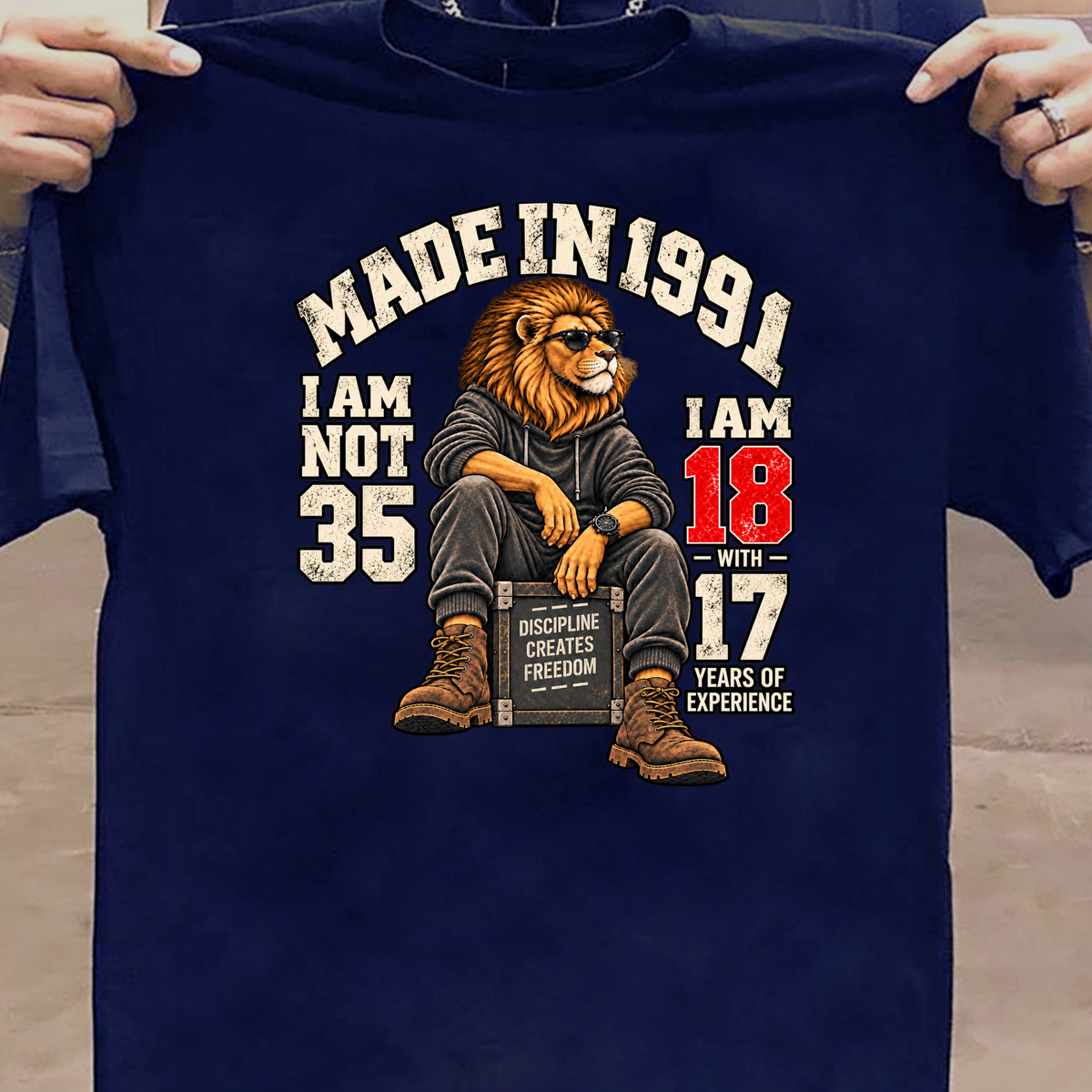 MADE IN 1991  I AM NOT 35-MEN CLASSIC T-SHIRT