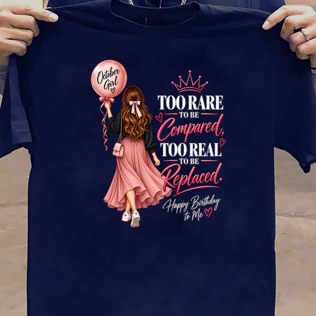 HAPPY BIRTHDAY TO OCTOBER GIRL CLASSIC T-SHIRT
