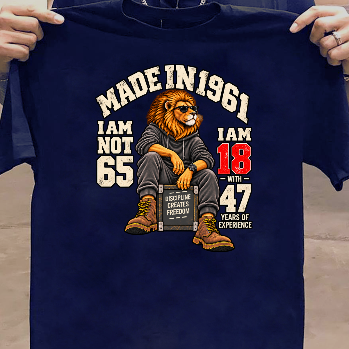 MADE IN 1961  I AM NOT 65-MEN CLASSIC T-SHIRT