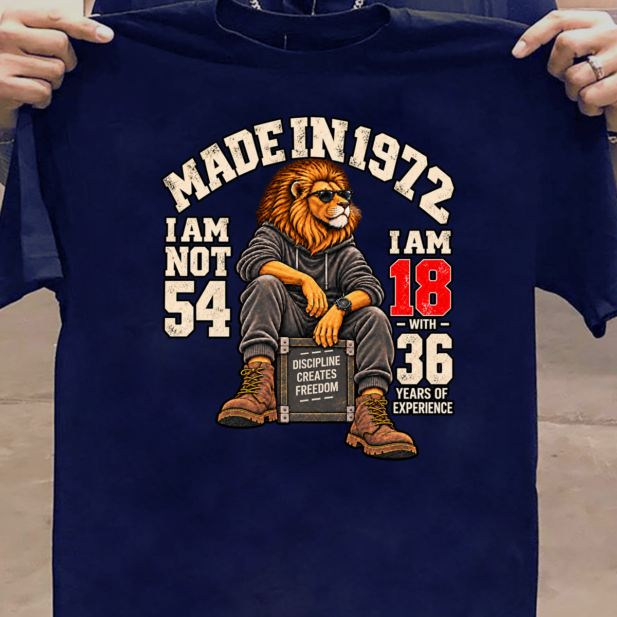 MADE IN 1972  I AM NOT 54-MEN CLASSIC T-SHIRT