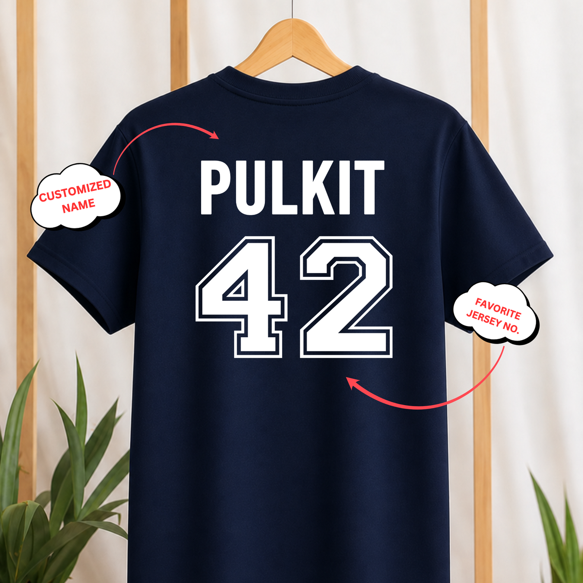 CUSTOMIZATION-ALL DAY CRICKET FRONT AND BACK PRINT-CLASSIC T-SHIRT