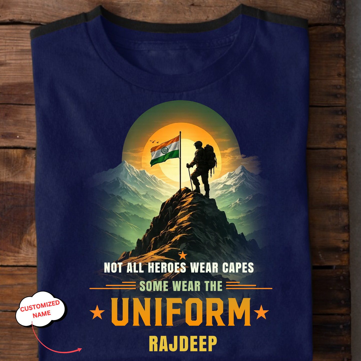 CUSTOMIZATION-SOME HEROES WEAR THE UNIFORM-CLASSIC T-SHIRT