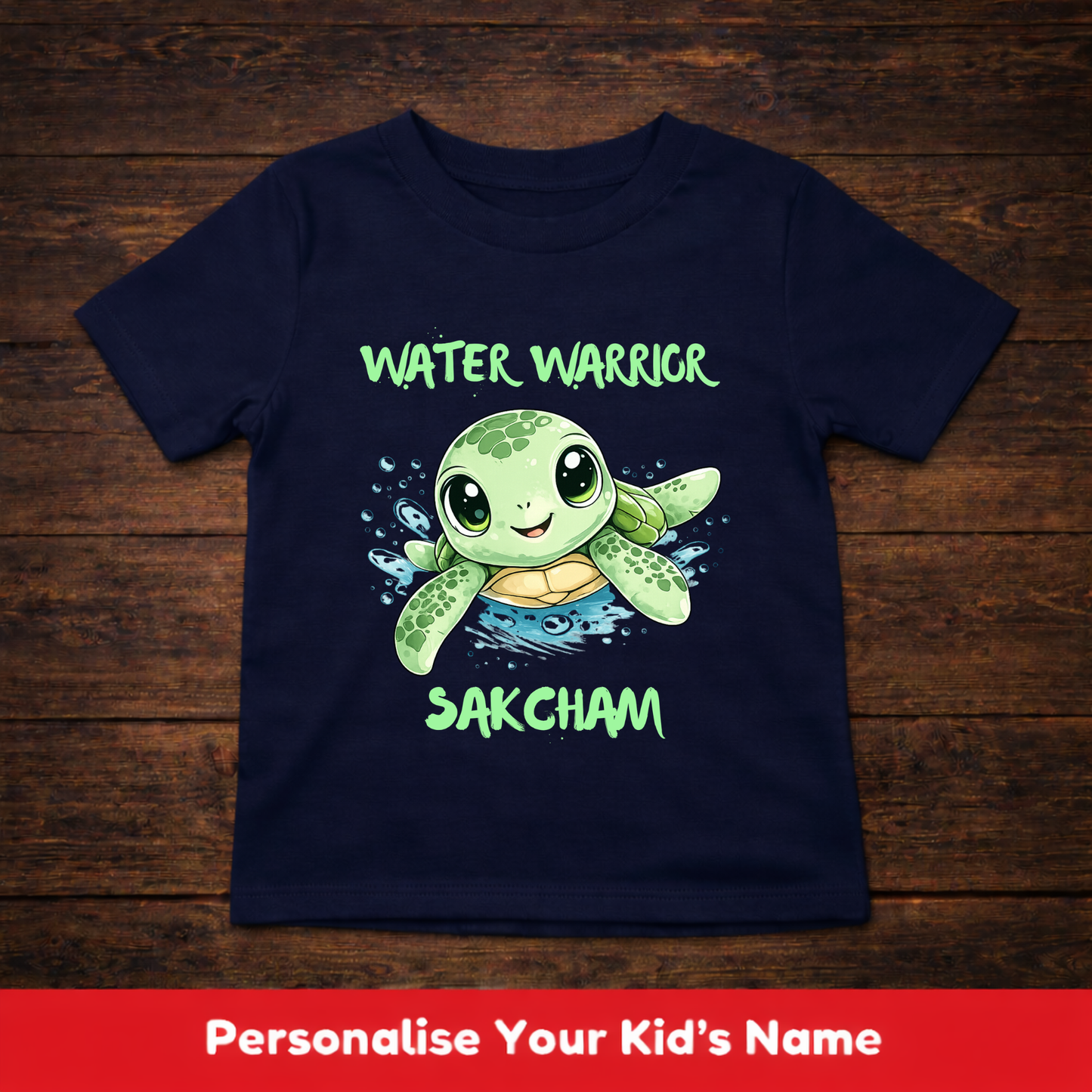 CUSTOMIZED-WATER WARRIOR(SWIMMING)-KIDS UNISEX T-SHIRT
