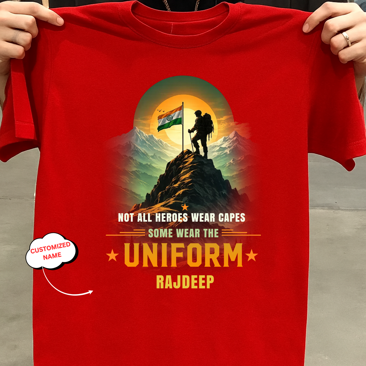 CUSTOMIZATION-SOME HEROES WEAR THE UNIFORM-CLASSIC T-SHIRT