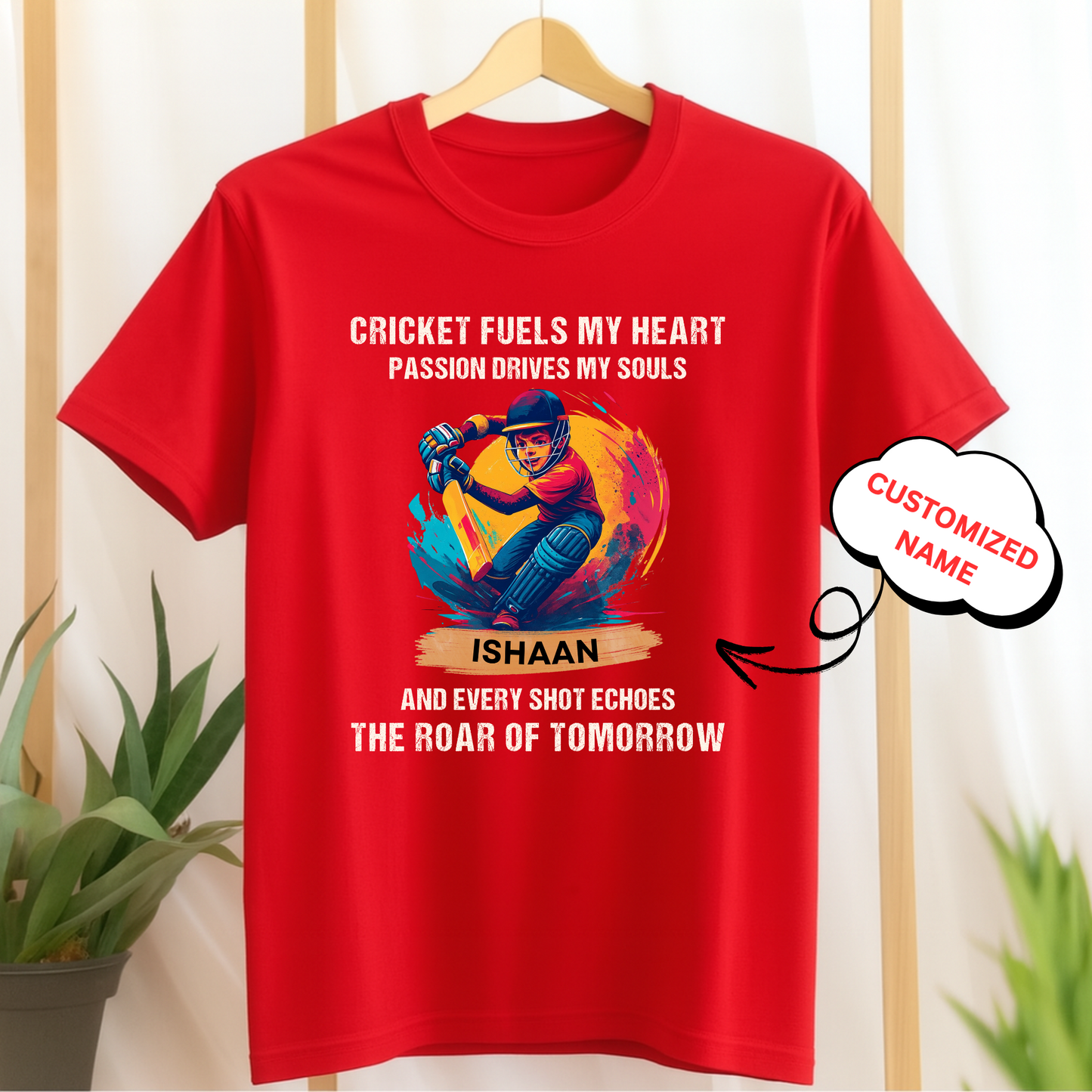 CUSTOMIZED-CRICKET FUELS MY HEART CLASSIC T-SHIRT