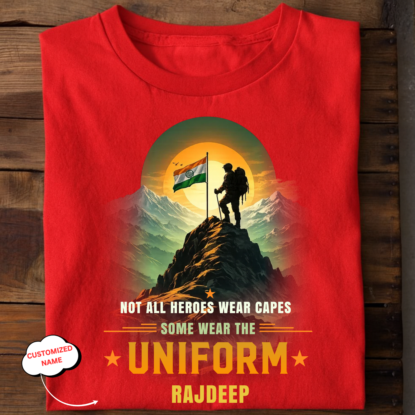 CUSTOMIZATION-SOME HEROES WEAR THE UNIFORM-CLASSIC T-SHIRT