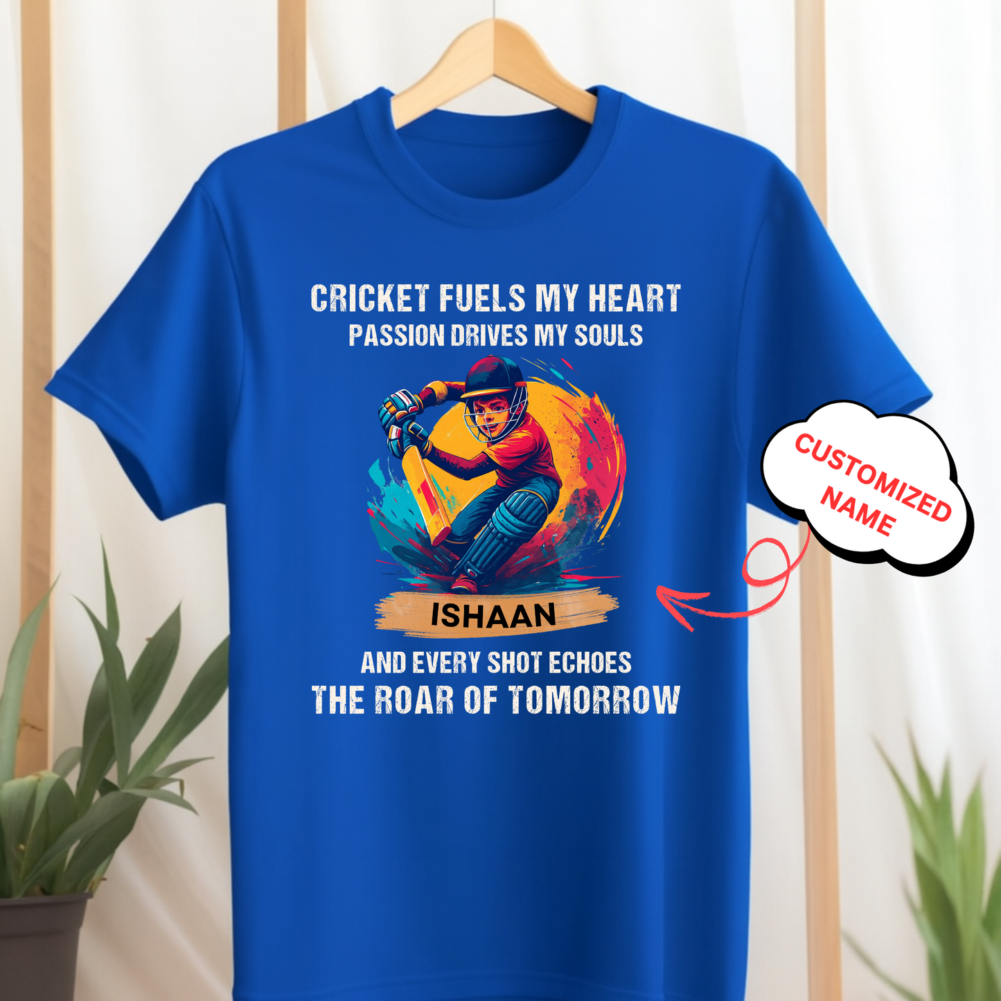 CUSTOMIZED-CRICKET FUELS MY HEART CLASSIC T-SHIRT