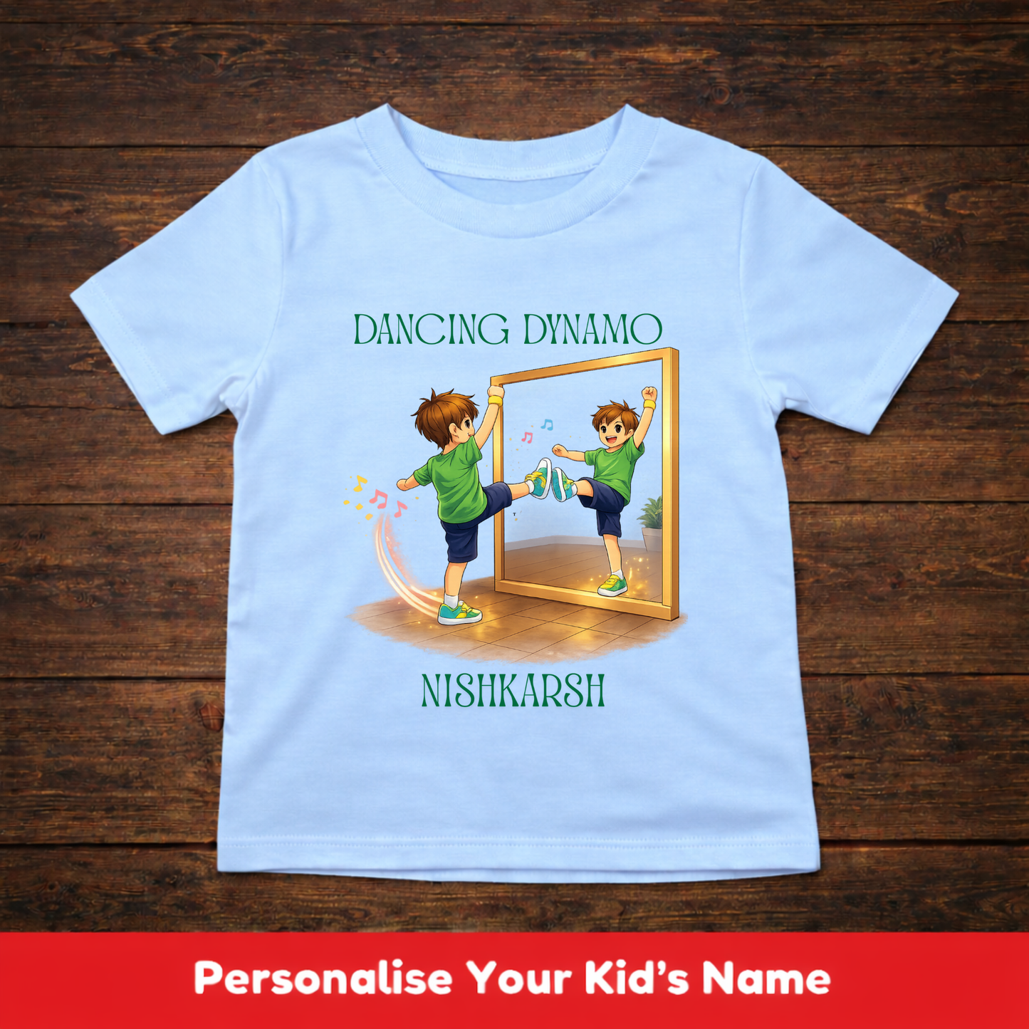 CUSTOMIZED-DANCING DYNAMO(DANCE)-BOY KIDS T-SHIRT