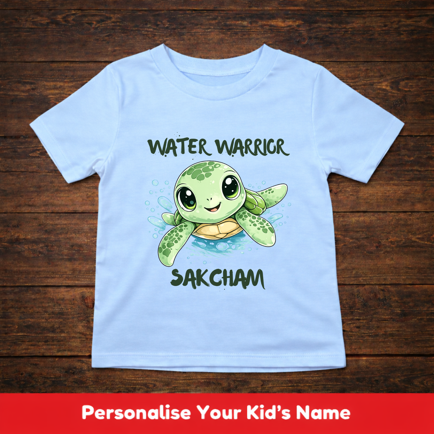 CUSTOMIZED-WATER WARRIOR(SWIMMING)-KIDS UNISEX T-SHIRT