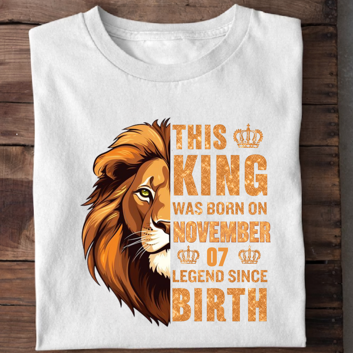 7TH NOVEMBER KING CLASSIC T-SHIRT