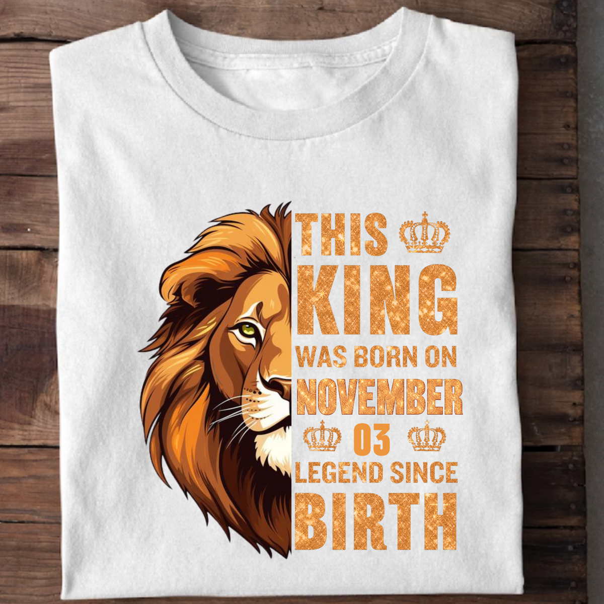 3RD NOVEMBER KING CLASSIC T-SHIRT