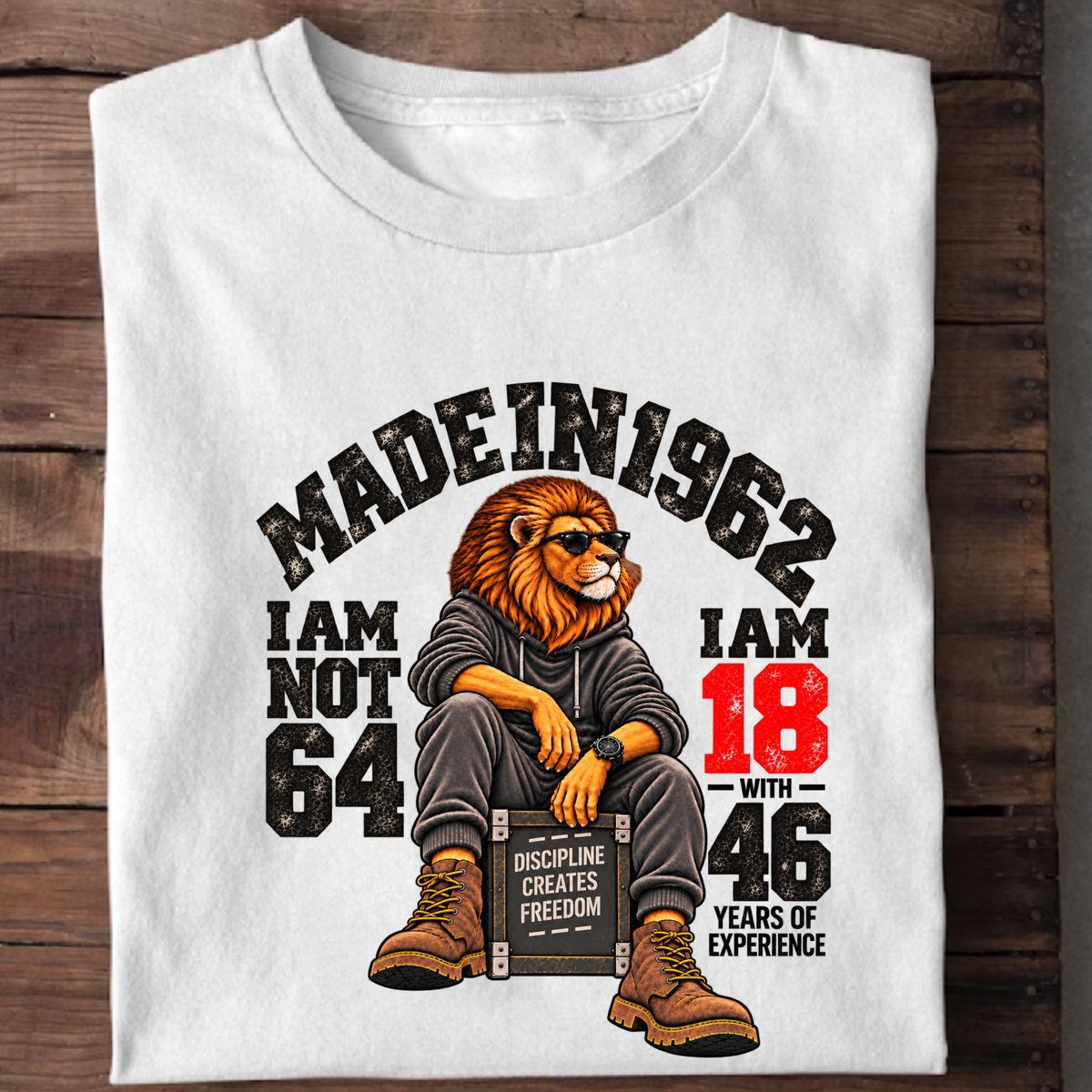 MADE IN 1962  I AM NOT 64-MEN CLASSIC T-SHIRT